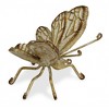 HomeRoots Gold Cast Iron Butterfly Decorative Sculpture - 3 of 4