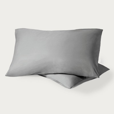 260 Thread Count Organic Cotton Percale Pillowcase Set by Bare Home