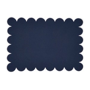 Saro Lifestyle Scalloped Hem Placemat (Set of 4) - 1 of 4