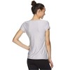 Reebok Womens Reversed Marled Basic T-Shirt - 3 of 4