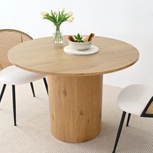41.5 Inch Modern Round Dining Tables,Round Pedestal Dining Table For Dining Room For 4 -Tanpinhause - 1 of 4