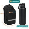 SUN CUBE Water Bottle Holder Strap, Insulated Neoprene Sleeve Bag Carrier, Crossbody Carrying Sling Purse Pouch Pocket Walking Hiking - 4 of 4