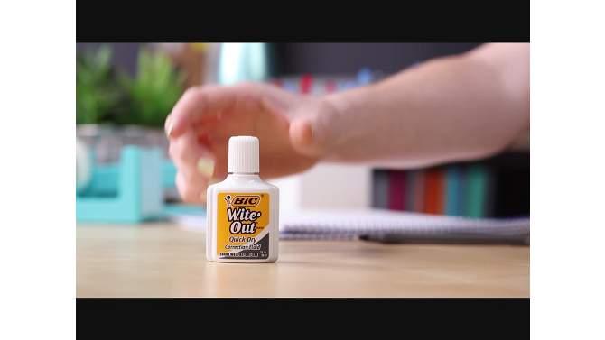 BIC Wite-Out Correction Fluid, 0.7oz, 2 of 5, play video