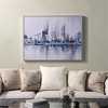 Carolina Living Cityscape Abstract Wall Art - Silver Frame - Large - 2 of 4
