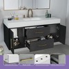48 Inch Floating Bathroom Vanity With 2 Drawers Wall Mounted Storage Cabinet - 3 of 4