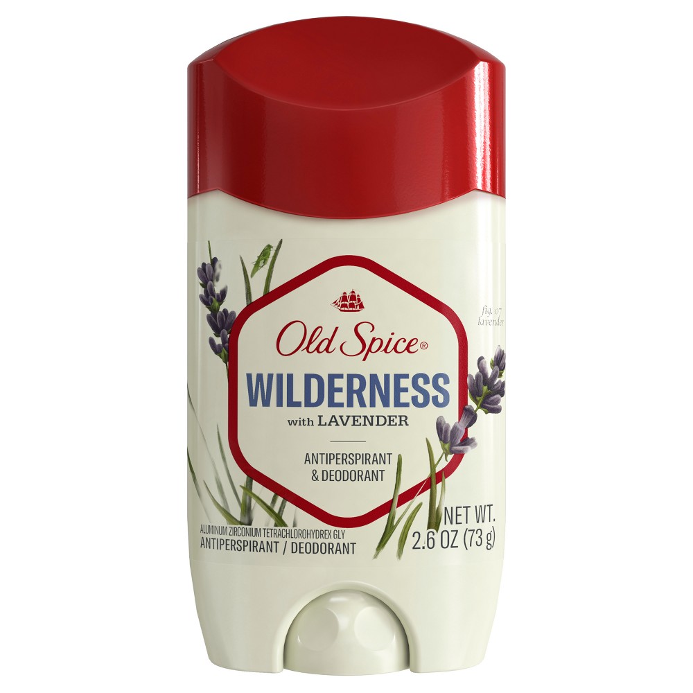 Photos - Deodorant Old Spice Men's Wilderness with Lavender Antiperspirant &  - 2.6o 