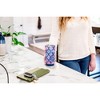 Elanze Designs Mermaid Scales Music Notes Wrap-Around Design 20 Ounce Stainless Steel On-The-Go Coffee Mug, Thermal Travel Tumbler with Leak Resistant - 4 of 4