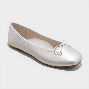 Women's Jackie Ballet Flats with Memory Foam Insole - A New Day™
