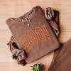 Simply Sage Market Embroidered Boo Arched Lightweight Garment Dyed Sweatshirt - 3 of 4
