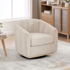 GDFStudio Malor Modern Chenille Upholstered 360° Swivel Chair - 2 of 4