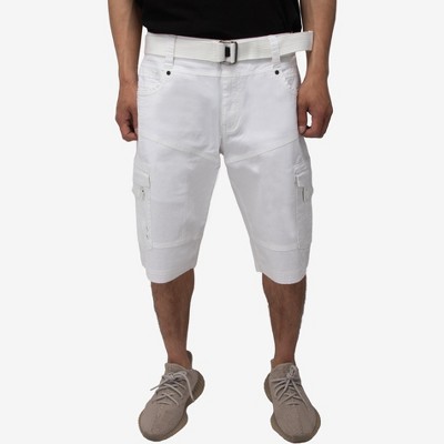 X RAY Men's 12.5" Inseam Strech Twill Cargo Shorts,Twill Shorts
