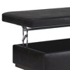 NicBex 42.1" Storage Bench Rectangle Lift Top Coffee Table Storage Ottoman for Bedroom, Living Room - 4 of 4