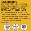 Hubert Pet Triple Flavored Rawhide Kabobs - Chicken, Duck & Pork Hide Dog Chews in Resealable Bag - 2 lbs - for All Dog Sizes - 4 of 4