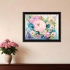 HomeRoots Fresh Florals Black Framed Print Wall Art - 2 of 4