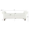 NicBex 63 Inch Storage Ottoman,Entryway Bench with Wood Legs for Bedroom and Living Room - 3 of 4