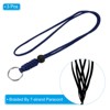 Unique Bargains Keys Whistle ID Card Holder Badge Lanyards with Metal Ring 18" - 3 of 4