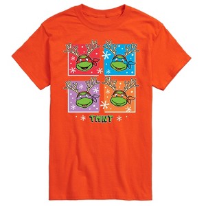 Men's - Teenage Mutant Ninja Turtles - Reindeer Turtles Short Sleeve Graphic T-Shirt - 1 of 4