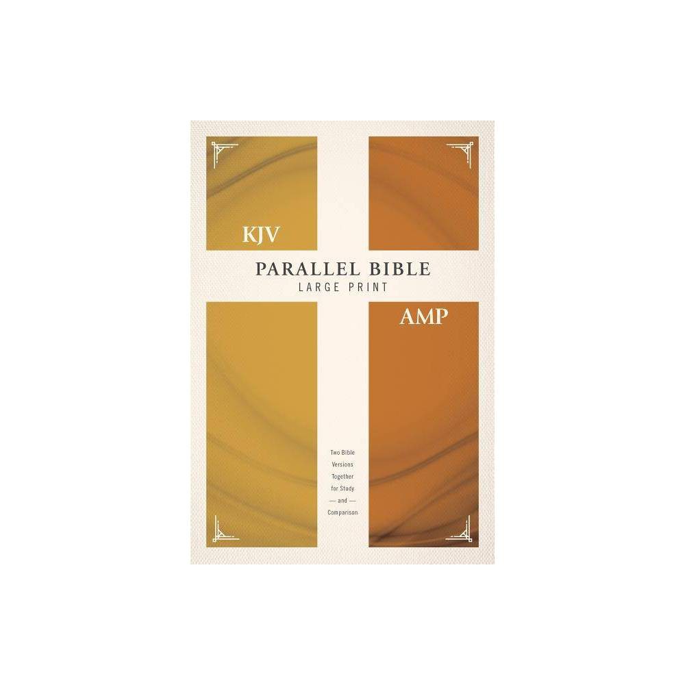 KJV, Amplified, Parallel Bible, Large Print, Hardcover, Red Letter Edition - by Zondervan