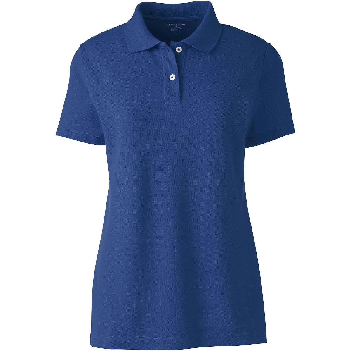 Lands' End Women's Essential Pique Short Sleeve Polo Shirt - thumbnail 8
