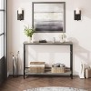 Jojoka Gray Entryway Table, Console Tables with Storage - 2 of 4