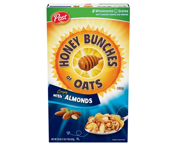 Honey Bunches of Oats with Crispy Almonds Breakfast Cereal - 23oz - Post