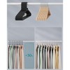 SONGMICS Plastic Hangers Space-Saving Clothes Hangers - 3 of 4