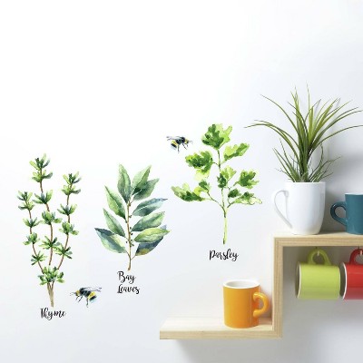 Herb Peel and Stick Wall Decal - RoomMates