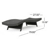 2-Peice PE Wicker Outdoor Chaise Lounge Chairs, Adjustable Curved Backrest Recliner for Poolside Lounging or Patio Retreat-Maison Boucle - 4 of 4