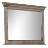 Royal Hampton Vanity Dresser Mirror, Elegant Crown Moldings in Aged Oak Brown - 2 of 4