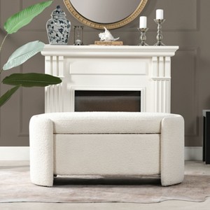 NicBex Storage Bench Modern Storage Ottoman Bench Large Storage Space for Bedroom, Entryway - 1 of 4