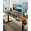 ErGear Height Adjustable Electric Standing Desk, 63 x 28 Inches Sit Stand up Desk, Large Memory Computer Home Office Desk with Two-Piece Desktop - 2 of 4