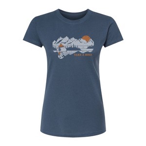 Women's - Peanuts - Take A Hike Fitted Graphic T-Shirt - 1 of 4