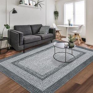 Hallway Runner  Rug Washable Soft Carpet - Non Slip Modern Floor Runner for Bedroom, Kitchen, Living Room - 1 of 4