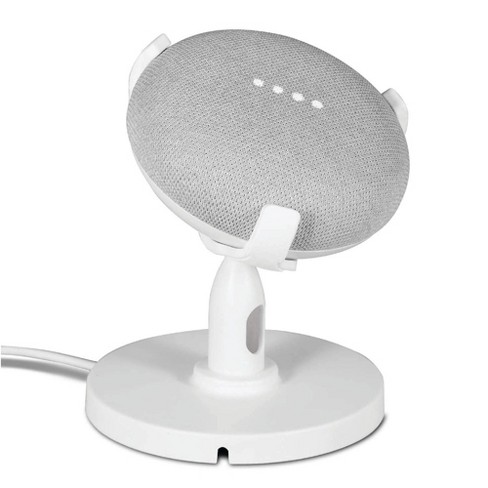 Insten Table Holder For Google Home Mini 360 Rotation Adjustable Desktop Stand Bracket Mount White Target