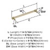 Amerock Farewind Pull for Cabinets, Drawers, and Furniture - 3 of 4