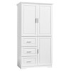 Maliang 32.6 x 19.6 x 62.2" Decorative Storage Cabinet with 3 Doors and 3 Drawers - 2 of 4