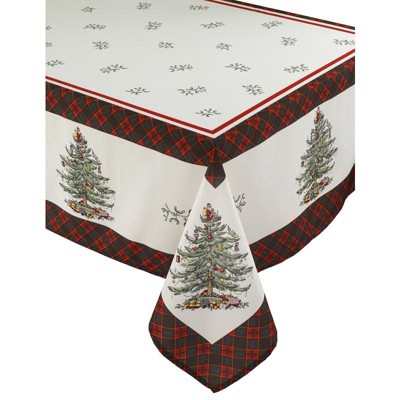 Avanti Spode Tree Tartan  60" x 84" Tablecloth - Multicolored