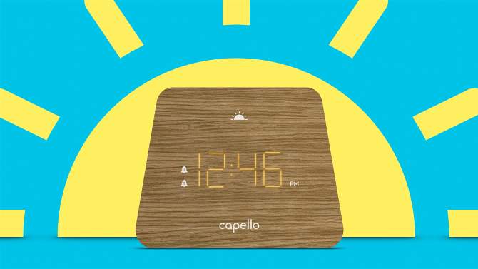Digital Mantle Alarm Clock Lark Finish - Capello, 2 of 6, play video