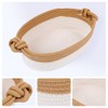 REGALWOVEN Odorless Cotton Rope Handcrafted Compact Size Multiple Use Open Storage Bins 3 Packs - 2 of 4