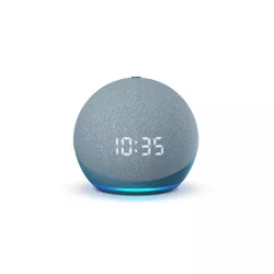 Amazon Echo Dot (4th Gen) - Smart Speaker with Clock and Alexa - Twilight Blue