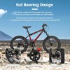 RISOKEYS Kids Mountain Bike 20 Inch, 4" Wide Fat Tire, 7 Speed Ages 8-12 Year Old, Steel Frame Disc Brake Front/Dual Suspension, - 2 of 4