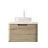 GDFStudio Winfough Modern Bathroom Vanity with Round Basin and Drawer - 4 of 4
