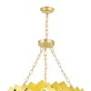 CWI Lighting Panache 6 Light Down Chandelier With Medallion Gold Finish - 2 of 4