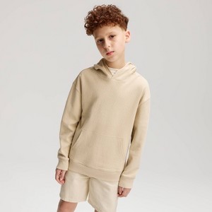 Boys' Textured Hooded Sweatshirt - Cat & Jack™ : Target