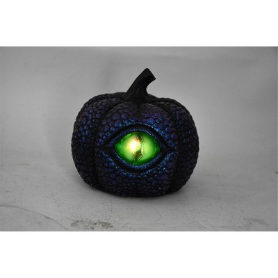 Season's Designs Christmas 5In Purple "Eye " Design Pumpkin