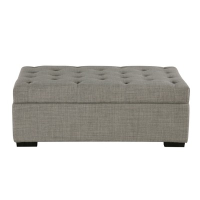 Whisen 49.6" Convertible Ottoman Sleeper Sofa Bed with Memory Mattress - Space-Saving Tufted Design for Small Living Rooms