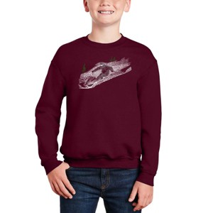 LA Pop Art Ski - Boy's Word Art Crewneck Sweatshirt - 1 of 3