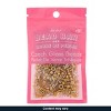 John Bead Czech Glass Seed Beads Bag Arts & Crafts Embellishments Gold Color Assorted Mix 50 Grams - 2 of 4
