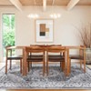 TROPOW Boho Vintage Floral Area Rugs, Soft Faux Lamb Velvet Rug & TPR Non-Slip Backing Carpet - 3 of 4