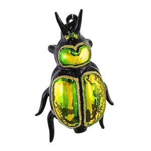 Cody Foster 4.25 In Glittered Beetle Tree Ornaments - 1 of 3